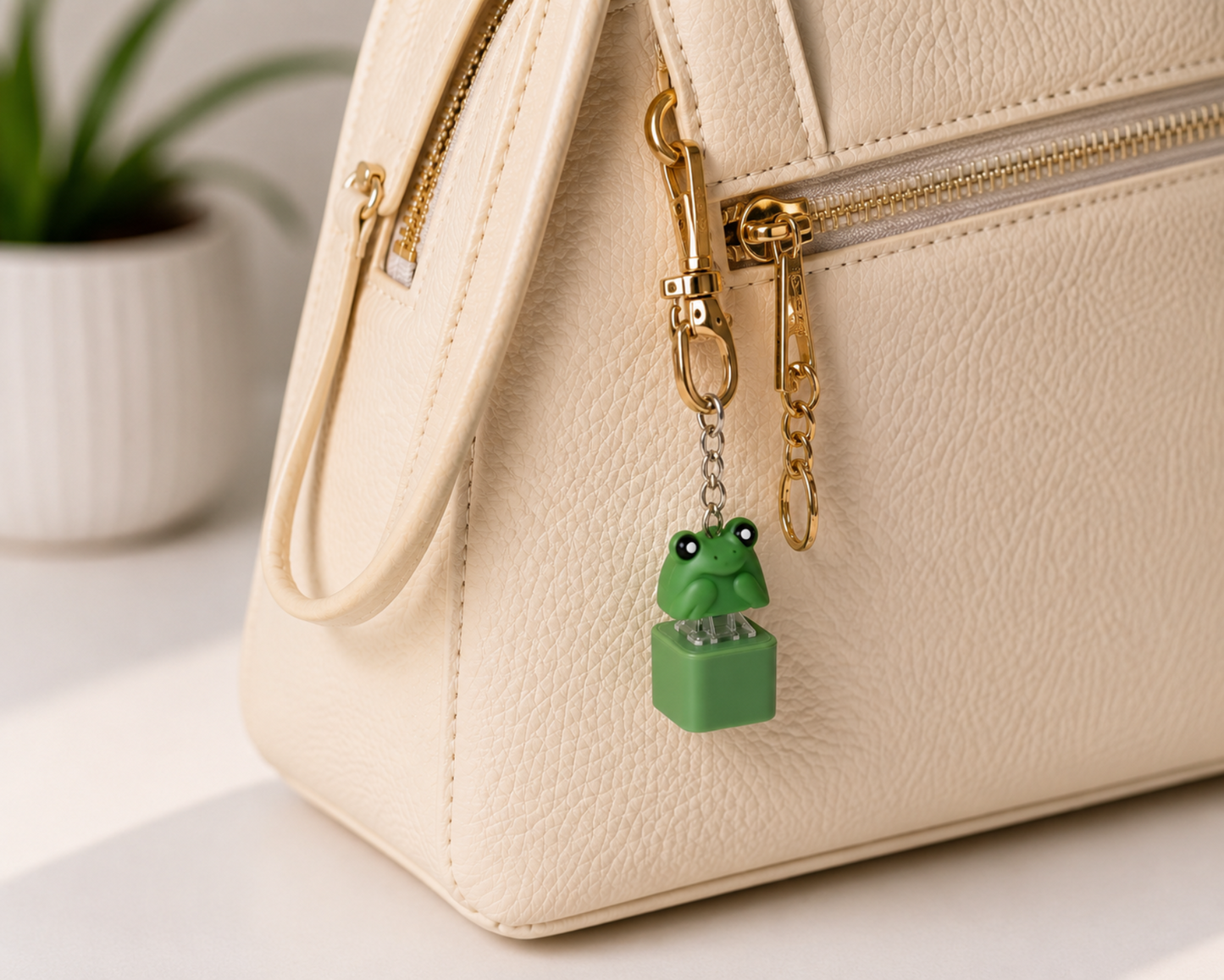 Ribbitz™ GlowCroak Light-Up Frog Keychain